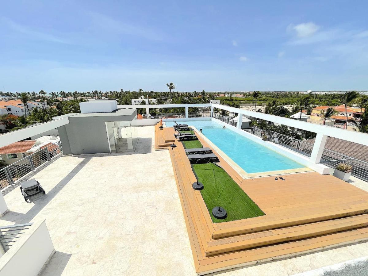 Rooftop Pool Ducassi Studio Suites Deluxe Hotel Beach Club & Spa Punta Cana Dış mekan fotoğraf
