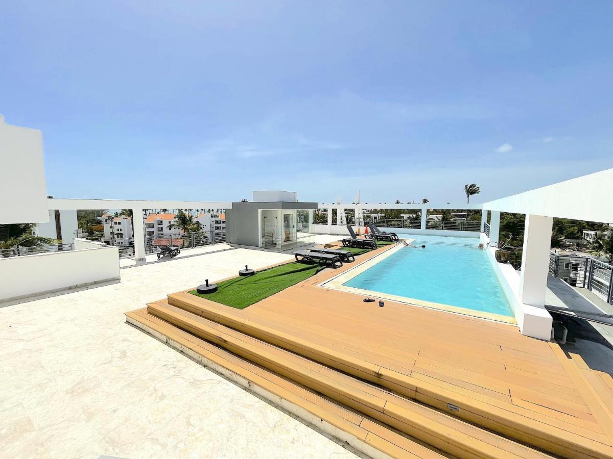 Rooftop Pool Ducassi Studio Suites Deluxe Hotel Beach Club & Spa Punta Cana Dış mekan fotoğraf