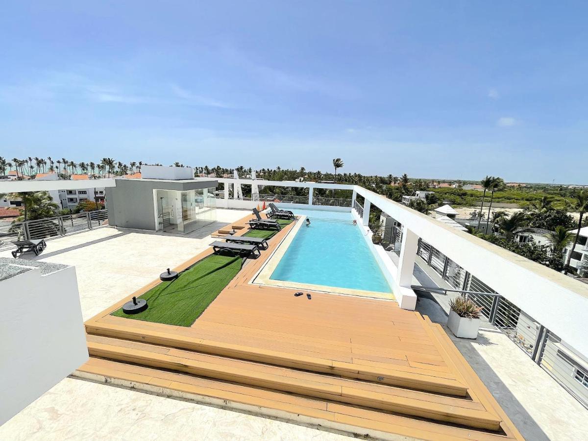 Rooftop Pool Ducassi Studio Suites Deluxe Hotel Beach Club & Spa Punta Cana Dış mekan fotoğraf